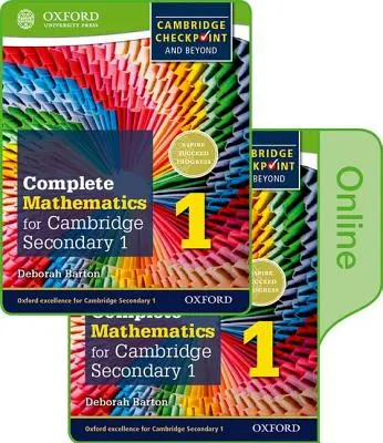 Complete Mathematics for Cambridge Secondary 1 Book 1 : Print and Online Student Book (en anglais) - Complete Mathematics for Cambridge Secondary 1 Book 1: Print and Online Student Book