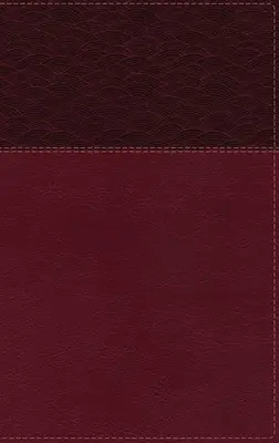 Nasb, Thinline Bible, Large Print, Leathersoft, Burgundy, Red Letter Edition, 2020 Text, Comfort Print