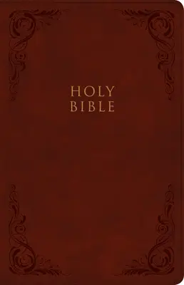 CSB Large Print Personal Size Reference Bible, Burgundy Leathertouch