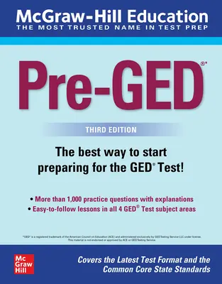 McGraw-Hill Education Pre-Ged, troisième édition - McGraw-Hill Education Pre-Ged, Third Edition