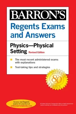 Regents Exams and Answers Physics Physical Setting Revised Edition (Examens et réponses de l'examen de fin d'année en physique, édition révisée) - Regents Exams and Answers Physics Physical Setting Revised Edition