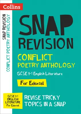 Edexcel Conflict Poetry Anthology Revision Guide - Idéal pour l'apprentissage à domicile, les examens de 2022 et 2023 - Edexcel Conflict Poetry Anthology Revision Guide - Ideal for Home Learning, 2022 and 2023 Exams