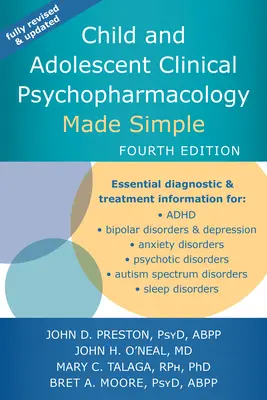 Psychopharmacologie clinique de l'enfant et de l'adolescent en toute simplicité - Child and Adolescent Clinical Psychopharmacology Made Simple