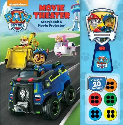 Nickelodeon Paw Patrol : Livre d'histoire et projecteur de cinéma, 1 - Nickelodeon Paw Patrol: Movie Theater Storybook & Movie Projector, 1