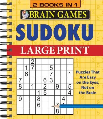 Jeux cérébraux - 2 livres en 1 - Sudoku - Brain Games - 2 Books in 1 - Sudoku