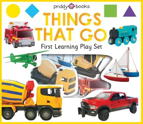 Premier jeu d'apprentissage : Les choses qui vont [Avec 12 pièces de taille moyenne]. - First Learning Play Set: Things That Go [With 12 Chunky Pieces]