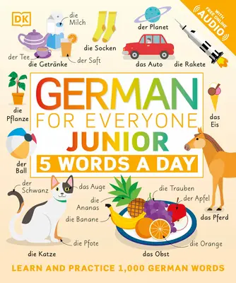 L'allemand pour tous Junior : 5 mots par jour - German for Everyone Junior: 5 Words a Day
