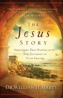 L'histoire de Jésus : Tout ce qui se passe dans le Nouveau Testament en anglais simple - The Jesus Story: Everything That Happens in the New Testament in Plain English