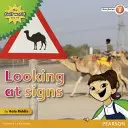 Mon Monde du Golfe et moi, niveau 2, lecteur d'ouvrages non fictionnels : Regarder les panneaux de signalisation - My Gulf World and Me Level 2 non-fiction reader: Looking at signs
