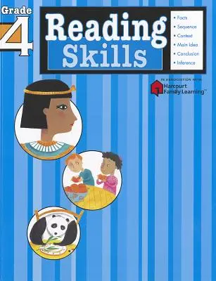 Compétences en lecture : Grade 4 (Flash Kids Harcourt Family Learning) - Reading Skills: Grade 4 (Flash Kids Harcourt Family Learning)