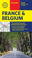 Carte routière de Philip pour la France et la Belgique - Philip's Road Map France and Belgium