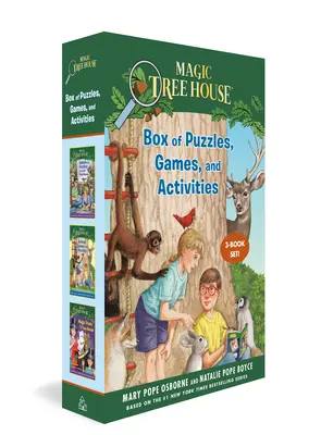 La Maison de l'Arbre Magique - Boîte de Puzzles, Jeux et Activités (Ensemble de 3 livres) - Magic Tree House Box of Puzzles, Games, and Activities (3 Book Set)