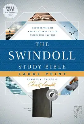 La Bible d'étude Swindoll NLT, en gros caractères - The Swindoll Study Bible NLT, Large Print