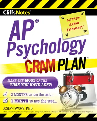 Le plan de recadrage de CliffsNotes AP Psychology - CliffsNotes AP Psychology Cram Plan