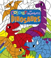 Coloriez les chiffres : Dinosaures - Colour by Numbers: Dinosaurs