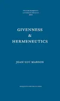 Donné et herméneutique - Givenness & Hermeneutics