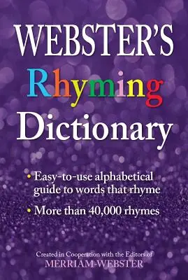 Webster's Rhyming Dictionary (en anglais) - Webster's Rhyming Dictionary