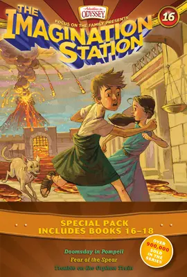 Lot de 3 livres Imagination Station : L'apocalypse à Pompéi / La peur de la lance / Les ennuis du train orphelin - Imagination Station Books 3-Pack: Doomsday in Pompeii / In Fear of the Spear / Trouble on the Orphan Train