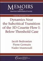 Dynamique au voisinage de la transition sous-critique de l'écoulement de Couette 3D I - Cas sous le seuil - Dynamics Near the Subcritical Transition of the 3D Couette Flow I - Below Threshold Case