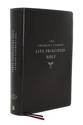 Nasb, Charles F. Stanley Life Principles Bible, 2e édition, Leathersoft, noir, indexation au pouce, impression confortable : Sainte Bible, New American Standard Bible - Nasb, Charles F. Stanley Life Principles Bible, 2nd Edition, Leathersoft, Black, Thumb Indexed, Comfort Print: Holy Bible, New American Standard Bible