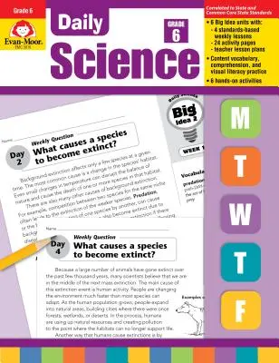 Science quotidienne, 6e année et plus - Daily Science, Grade 6+