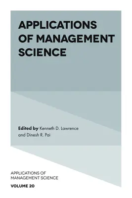 Applications des sciences de gestion - Applications of Management Science