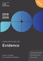 Statuts fondamentaux sur les preuves 2018-19 - Core Statutes on Evidence 2018-19