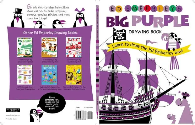 Le grand livre de dessins violets d'Ed Emberley - Ed Emberley's Big Purple Drawing Book