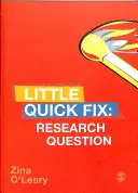 Question de recherche : Petite solution rapide - Research Question: Little Quick Fix