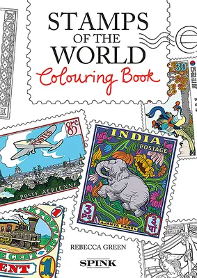 Les timbres du monde - Livre à colorier - The Stamps of the World Colouring Book