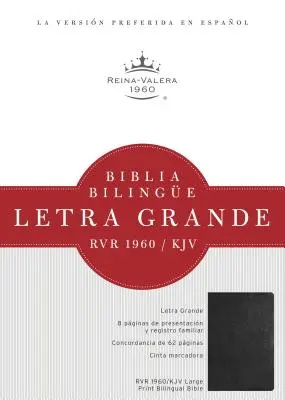 Biblia Bilingue Letra Grande-PR-Rvr 1960/KJV