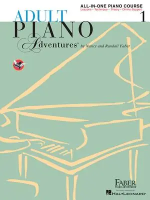 Adult Piano Adventures All-In-One Piano Course Book 1 : Livre avec média en ligne - Adult Piano Adventures All-In-One Piano Course Book 1: Book with Media Online