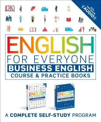 Le coffret d'anglais pour tous : Business English Box Set : Cours et livres de pratique : un programme complet d'auto-apprentissage - English for Everyone Slipcase: Business English Box Set: Course and Practice Books a Complete Self-Study Program