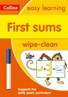 First Sums Age 3-5 Wipe Clean Activity Book - Idéal pour l'apprentissage à domicile - First Sums Age 3-5 Wipe Clean Activity Book - Ideal for Home Learning