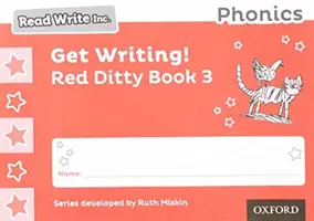 Lisez et écrivez inc. Phonics : Écrivez ! Red Ditty Book 3 Pack de 10 - Read Write Inc. Phonics: Get Writing! Red Ditty Book 3 Pack of 10