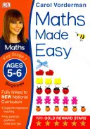 Maths Made Easy : Beginner, 5-6 ans (Key Stage 1) - soutient le programme national, cahier d'exercices de mathématiques - Maths Made Easy: Beginner, Ages 5-6 (Key Stage 1) - Supports the National Curriculum, Maths Exercise Book