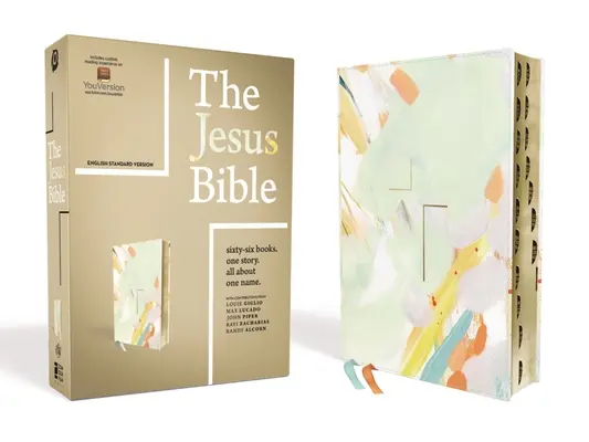 La Bible de Jésus, édition ESV, Leathersoft, Multi-Color/Teal, indexée - The Jesus Bible, ESV Edition, Leathersoft, Multi-Color/Teal, Indexed