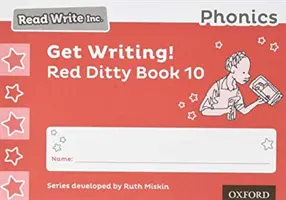 Read Write Inc. Phonics : L'orthographe : Écrivez ! Red Ditty Book 10 Pack de 10 - Read Write Inc. Phonics: Get Writing! Red Ditty Book 10 Pack of 10