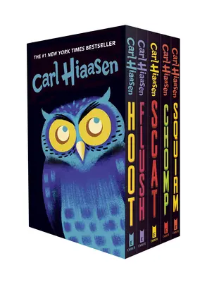 Hiaasen 5-Book Trade Paperback Box Set : Hoot ; Flush ; Scat ; Chomp ; Squirm - Hiaasen 5-Book Trade Paperback Box Set: Hoot; Flush; Scat; Chomp; Squirm