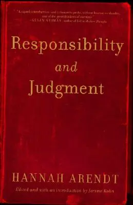 Responsabilité et jugement - Responsibility and Judgment