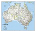 Australie classique, plastifiée - Wall Maps Continents - Australia Classic, Laminated - Wall Maps Continents