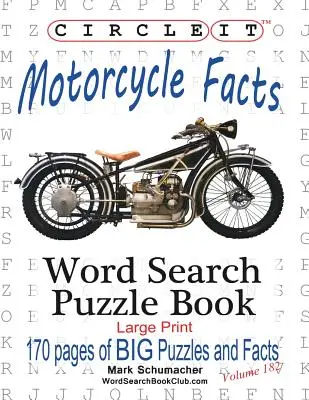 Encerclez-le, faits sur les motos, mots cachés, livre de puzzles - Circle It, Motorcycle Facts, Word Search, Puzzle Book