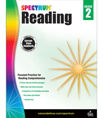 Cahier d'exercices de lecture Spectrum, 2e année - Spectrum Reading Workbook, Grade 2