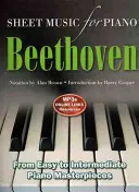 Ludwig Van Beethoven : Partitions pour piano : De facile à avancé ; Plus de 25 chefs-d'oeuvre - Ludwig Van Beethoven: Sheet Music for Piano: From Easy to Advanced; Over 25 Masterpieces