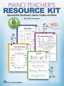 Piano Teacher's Resource Kit : Fiches de travail reproductibles, jeux, puzzles et plus encore ! - Piano Teacher's Resource Kit: Reproducible Worksheets, Games, Puzzles, and More!