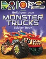 Livre d'autocollants « Monster Trucks » à construire soi-même - Build Your Own Monster Trucks Sticker Book