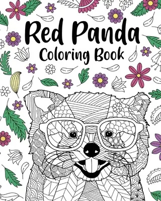 Livre à colorier du panda roux - Red Panda Coloring Book