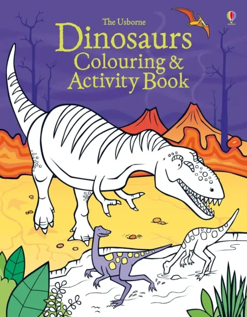 Cahier d'activités et de coloriage sur les dinosaures - Dinosaurs Colouring and Activity Book