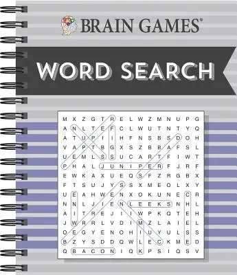 Jeux cérébraux - Recherche de mots (violet) - Brain Games - Word Search (Purple)