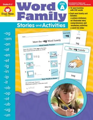 Histoires et activités sur les familles de mots, niveau A - Word Family Stories & Activities Level a